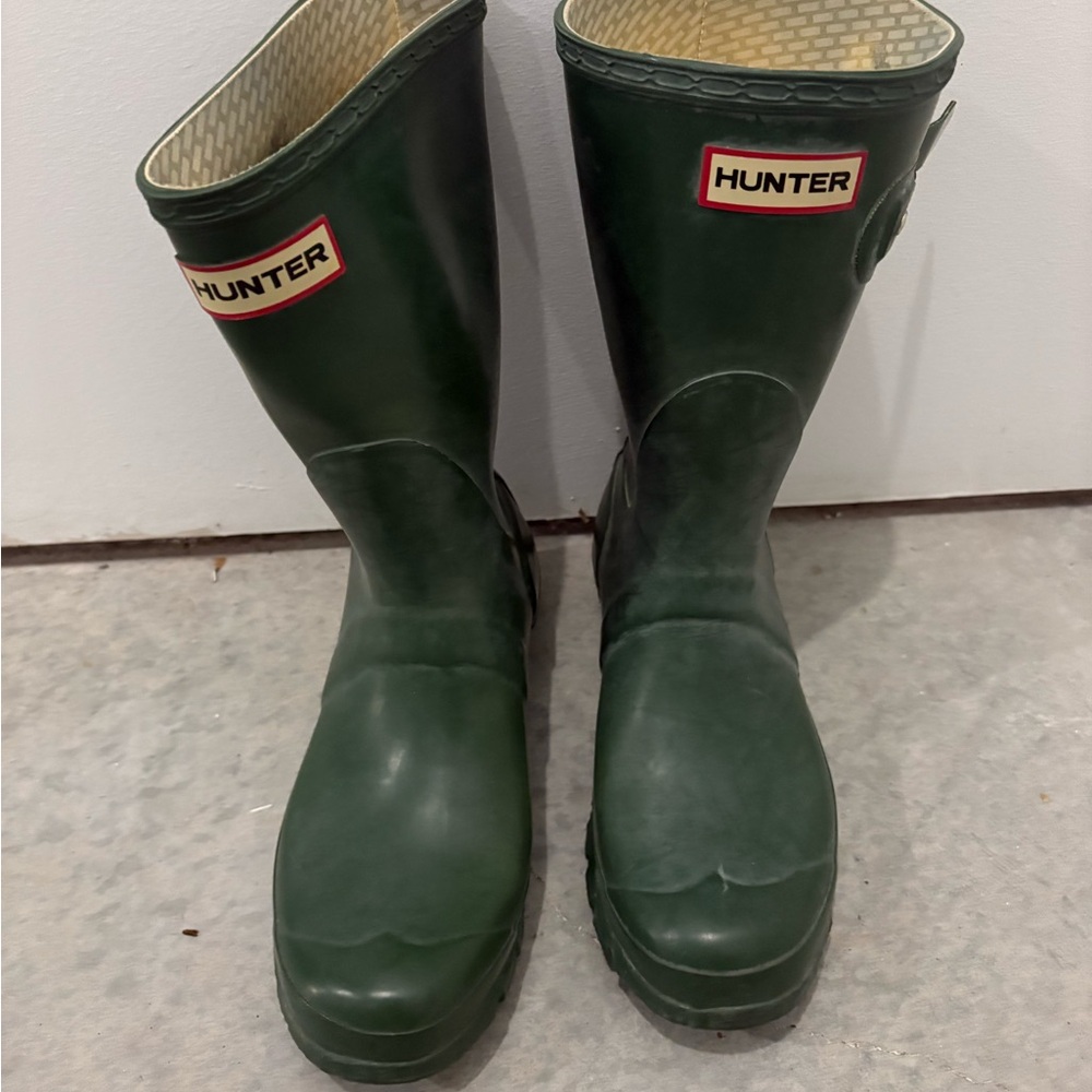 Hunter Rain Boots - Green - Women’s Size 8